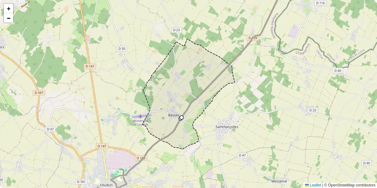 Carte du réseau de transport en commun à Basses - lignes de bus et arrêts
