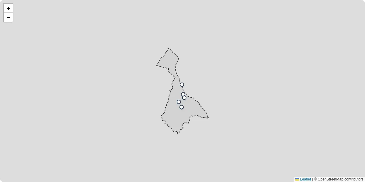 Carte du réseau de transport en commun à Bayas - lignes de bus et arrêts