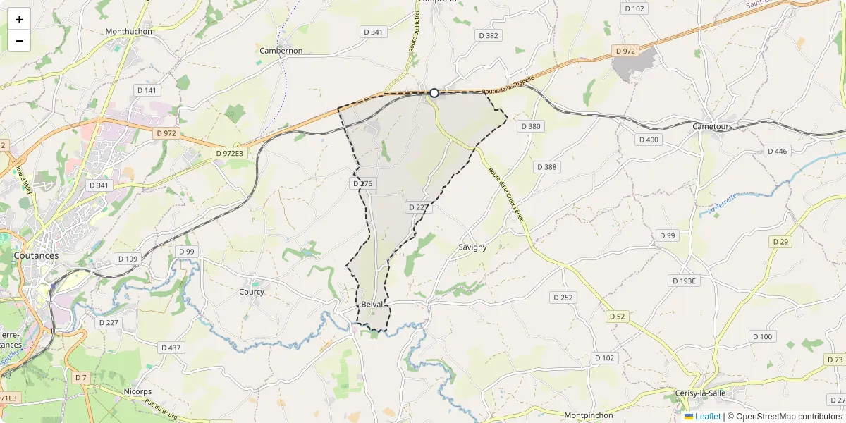 Carte du réseau de transport en commun à Belval - lignes de bus et arrêts
