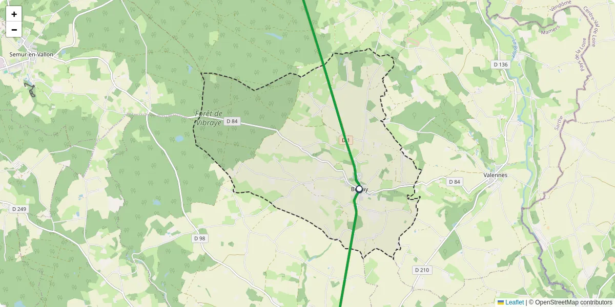 Carte du réseau de transport en commun à Berfay - lignes de bus et arrêts