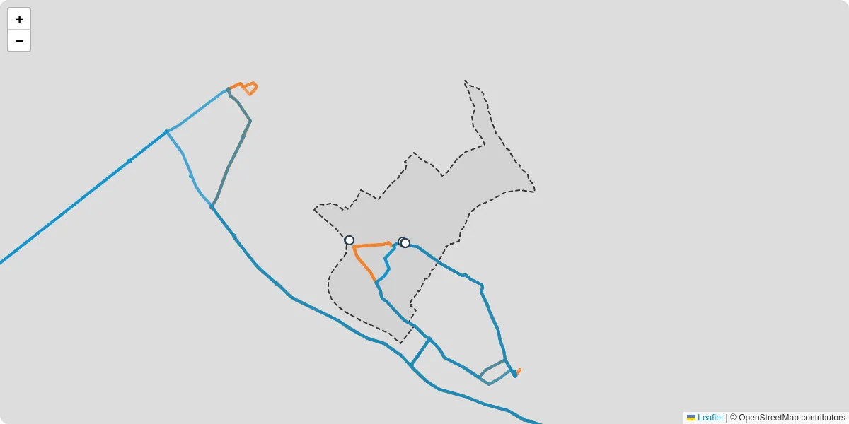 Carte du réseau de transport en commun à Bondigoux - lignes de bus et arrêts