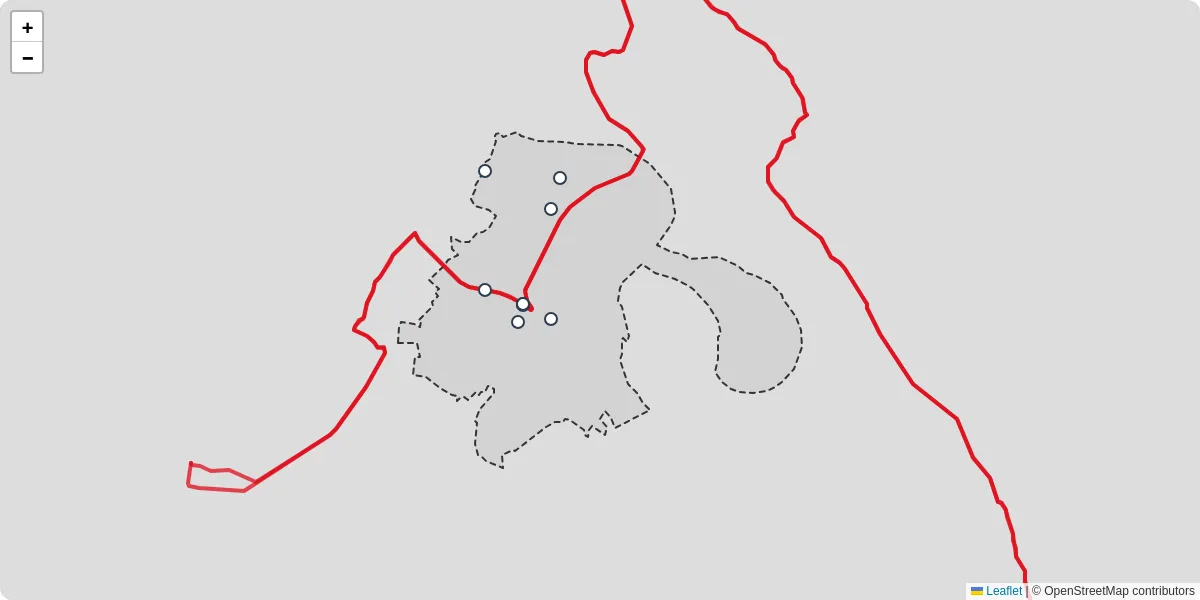 Carte du réseau de transport en commun à Brangues - lignes de bus et arrêts