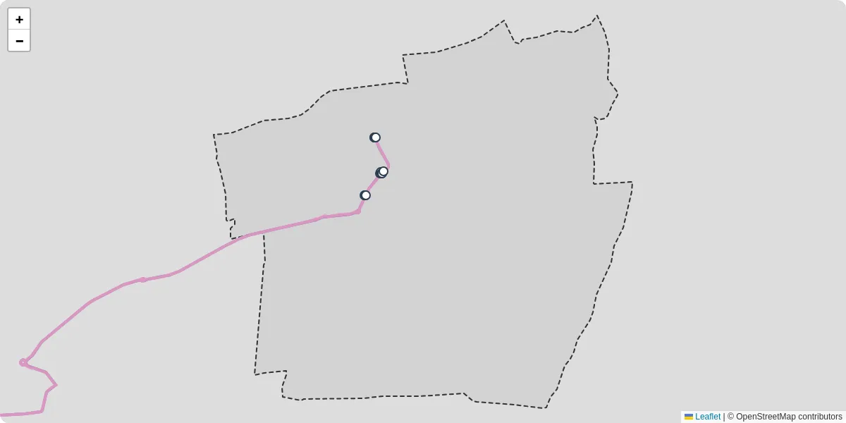 Carte du réseau de transport en commun à Chappes - lignes de bus et arrêts