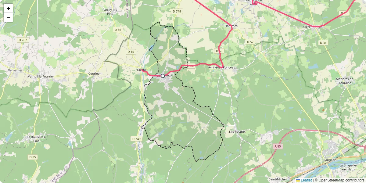 Carte du réseau de transport en commun à Continvoir - lignes de bus et arrêts