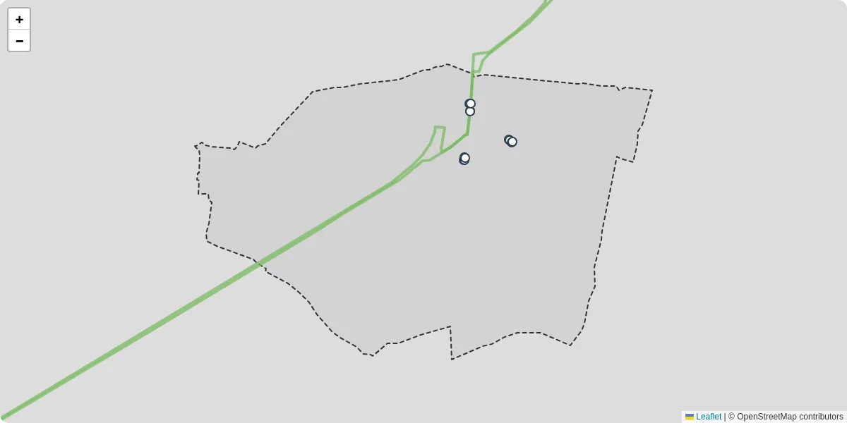 Carte du réseau de transport en commun à Épannes - lignes de bus et arrêts