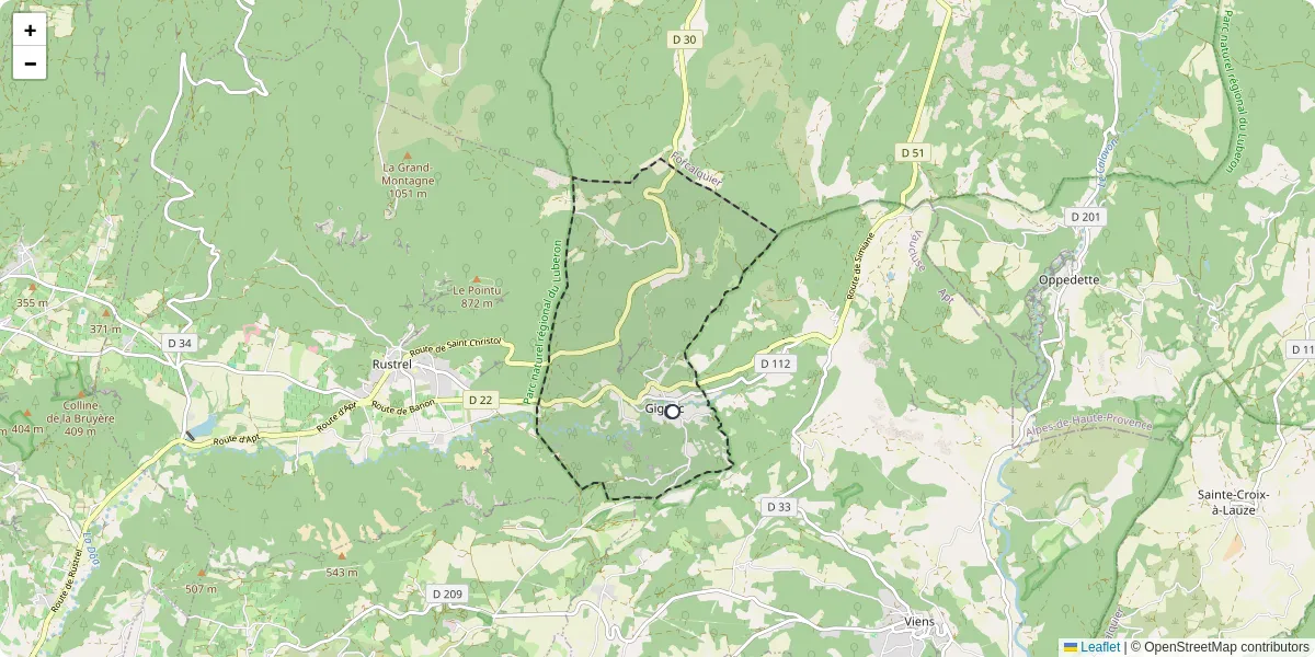 Carte du réseau de transport en commun à Gignac - lignes de bus et arrêts