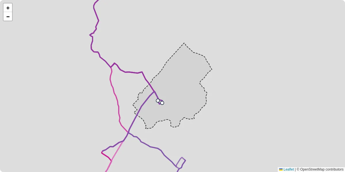 Carte du réseau de transport en commun à Jaillon - lignes de bus et arrêts