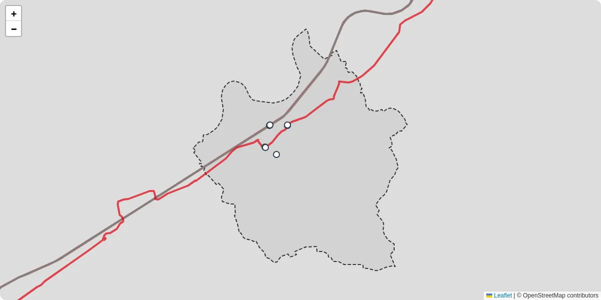 Carte du réseau de transport en commun à Kœnigsmacker - lignes de bus et arrêts