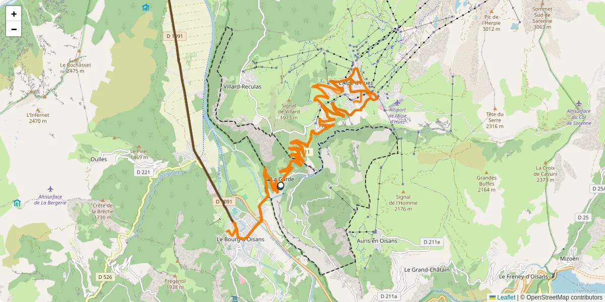 Carte du réseau de transport en commun à La Garde - lignes de bus et arrêts