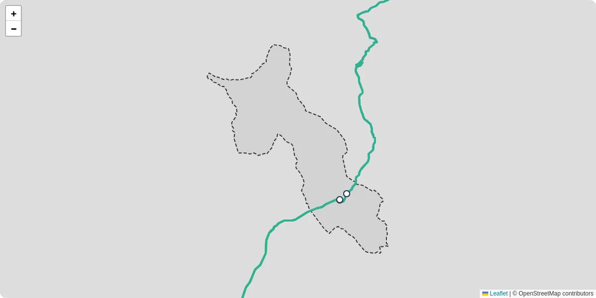 Carte du réseau de transport en commun à La Javie - lignes de bus et arrêts
