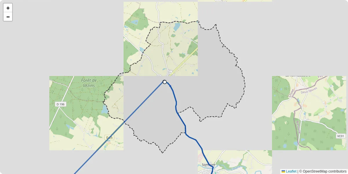 Carte du réseau de transport en commun à La Plaine - lignes de bus et arrêts