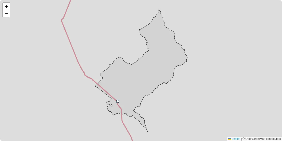 Carte du réseau de transport en commun à L'Absie - lignes de bus et arrêts