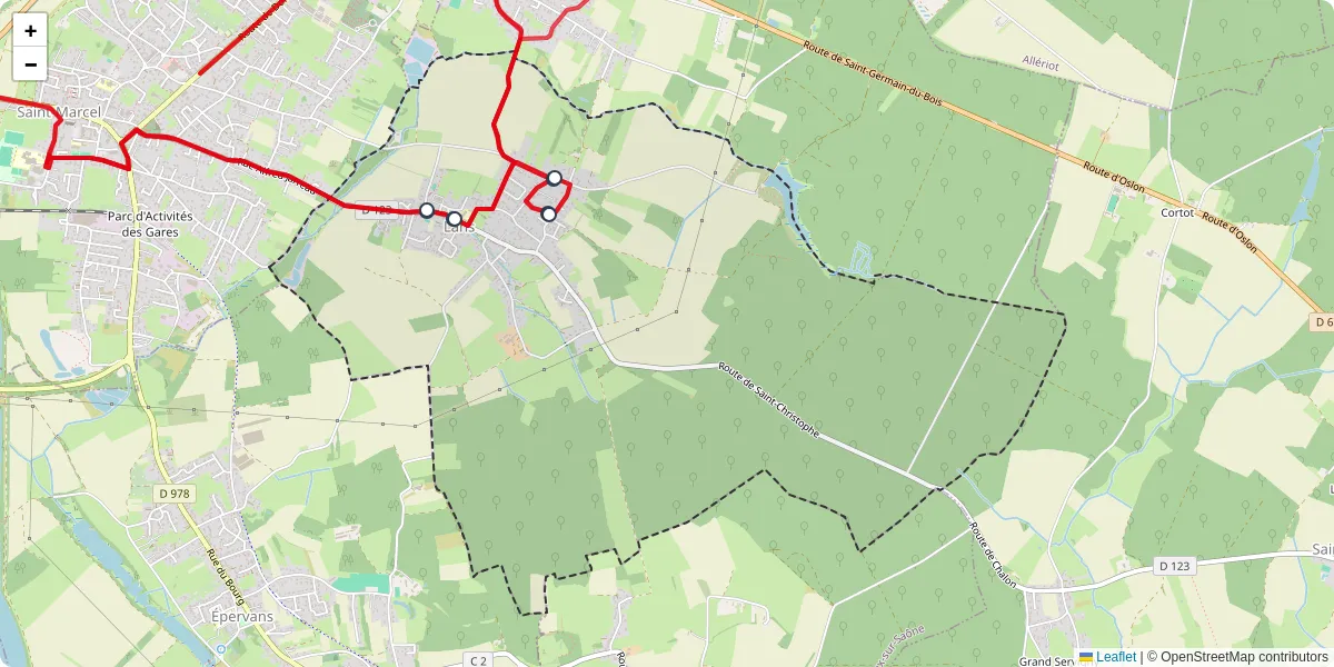 Carte du réseau de transport en commun à Lans - lignes de bus et arrêts