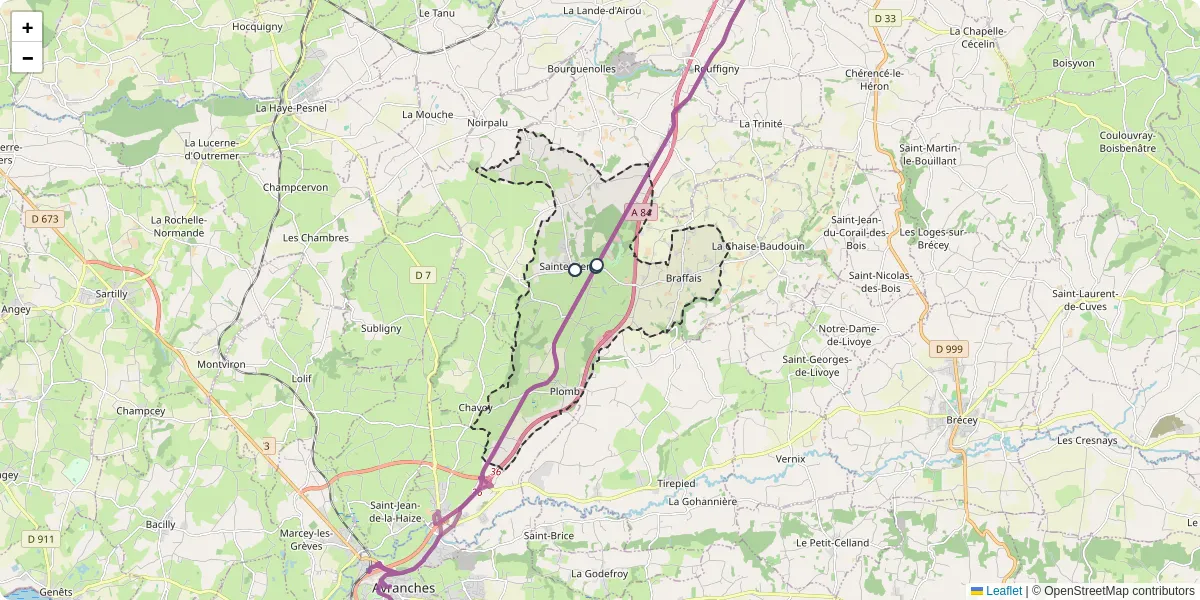 Carte du réseau de transport en commun à Le Parc - lignes de bus et arrêts