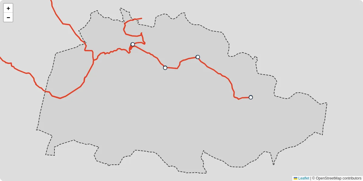 Carte du réseau de transport en commun à Le Puech - lignes de bus et arrêts