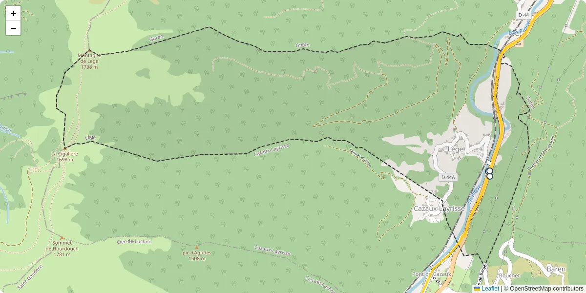 Carte du réseau de transport en commun à Lège - lignes de bus et arrêts