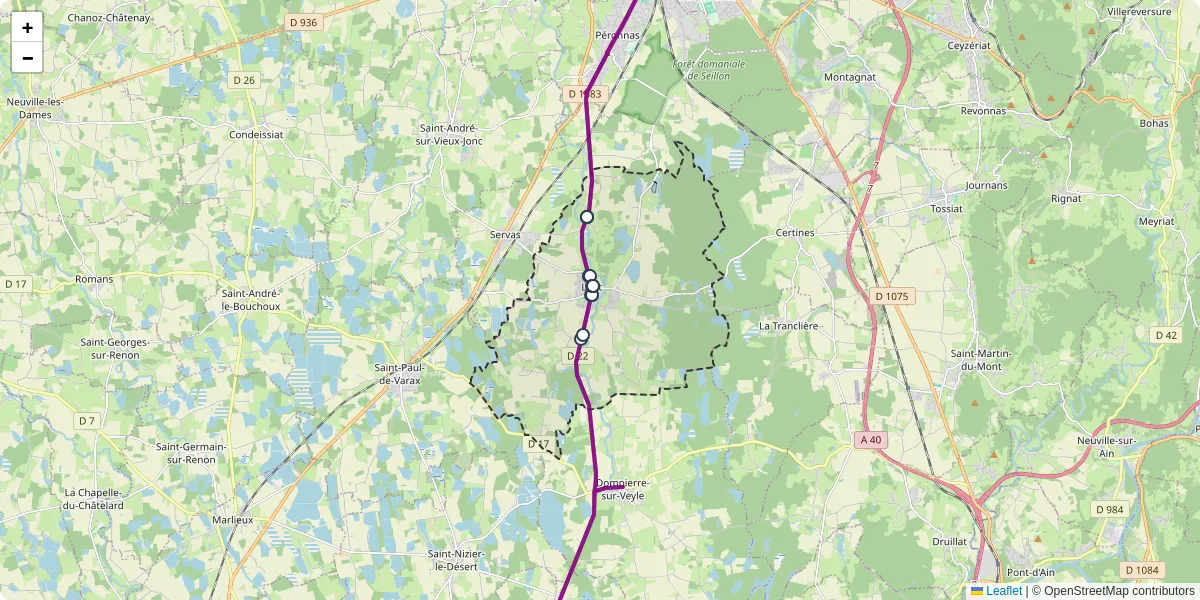 Carte du réseau de transport en commun à Lent - lignes de bus et arrêts