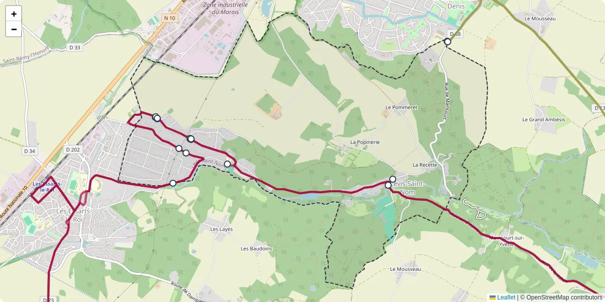 Carte du réseau de transport en commun à Lévis-Saint-Nom - lignes de bus et arrêts