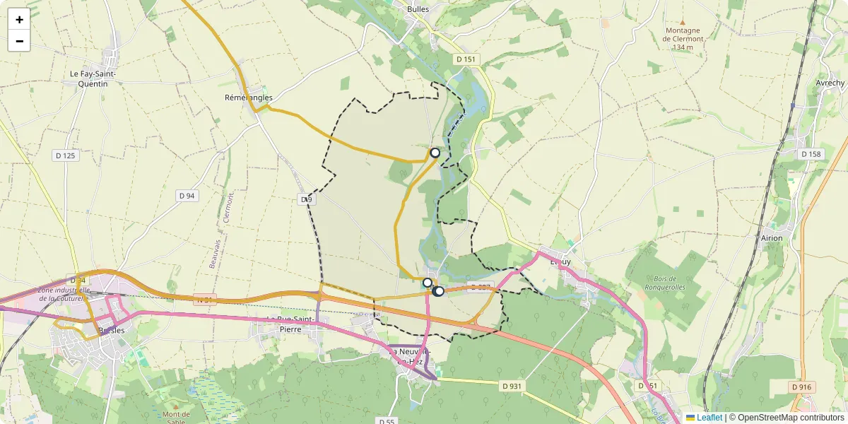 Carte du réseau de transport en commun à Litz - lignes de bus et arrêts