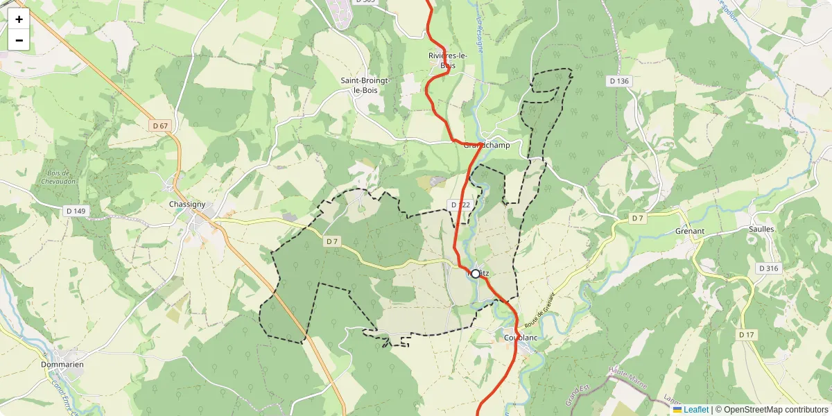 Carte du réseau de transport en commun à Maâtz - lignes de bus et arrêts
