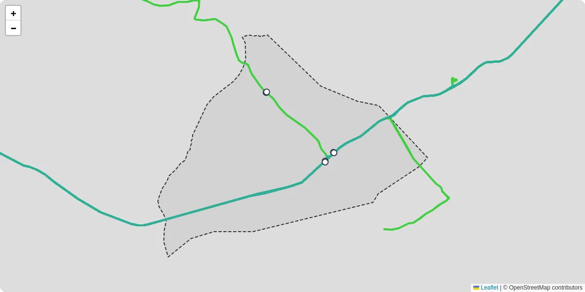 Carte du réseau de transport en commun à Mallemoisson - lignes de bus et arrêts
