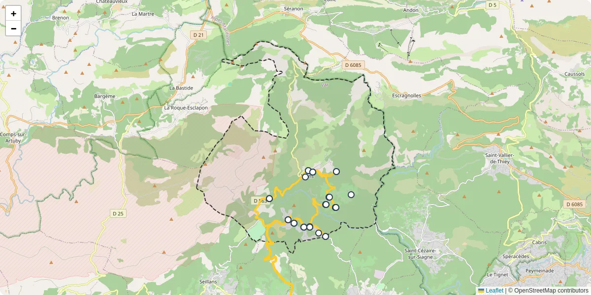 Carte du réseau de transport en commun à Mons - lignes de bus et arrêts