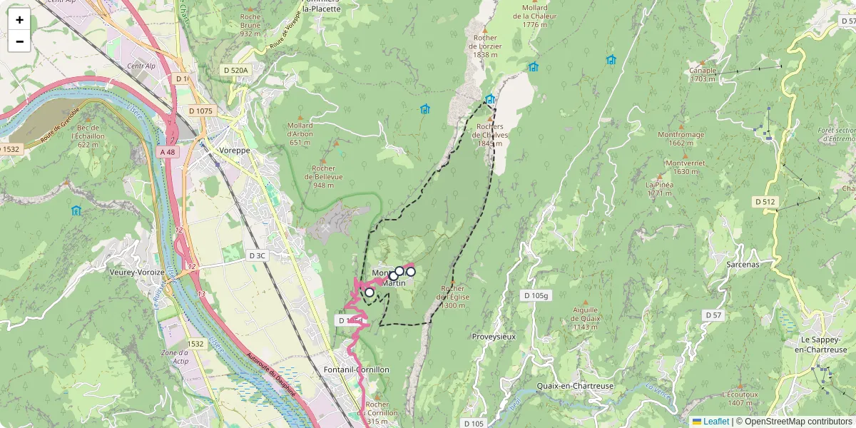 Carte du réseau de transport en commun à Mont-Saint-Martin - lignes de bus et arrêts