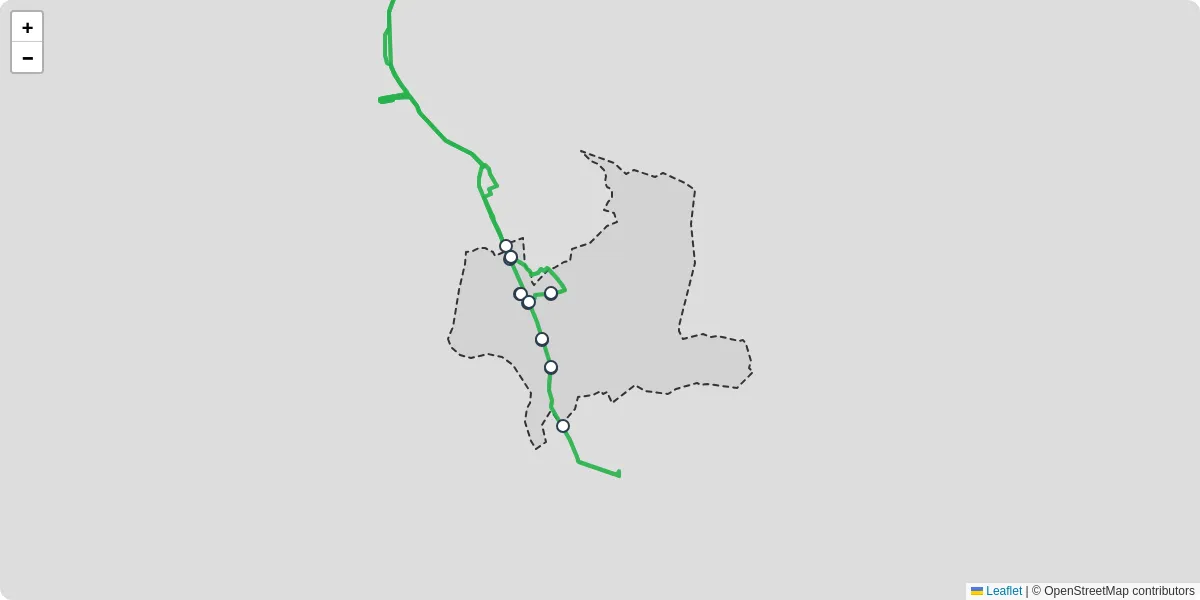 Carte du réseau de transport en commun à Montgailhard - lignes de bus et arrêts