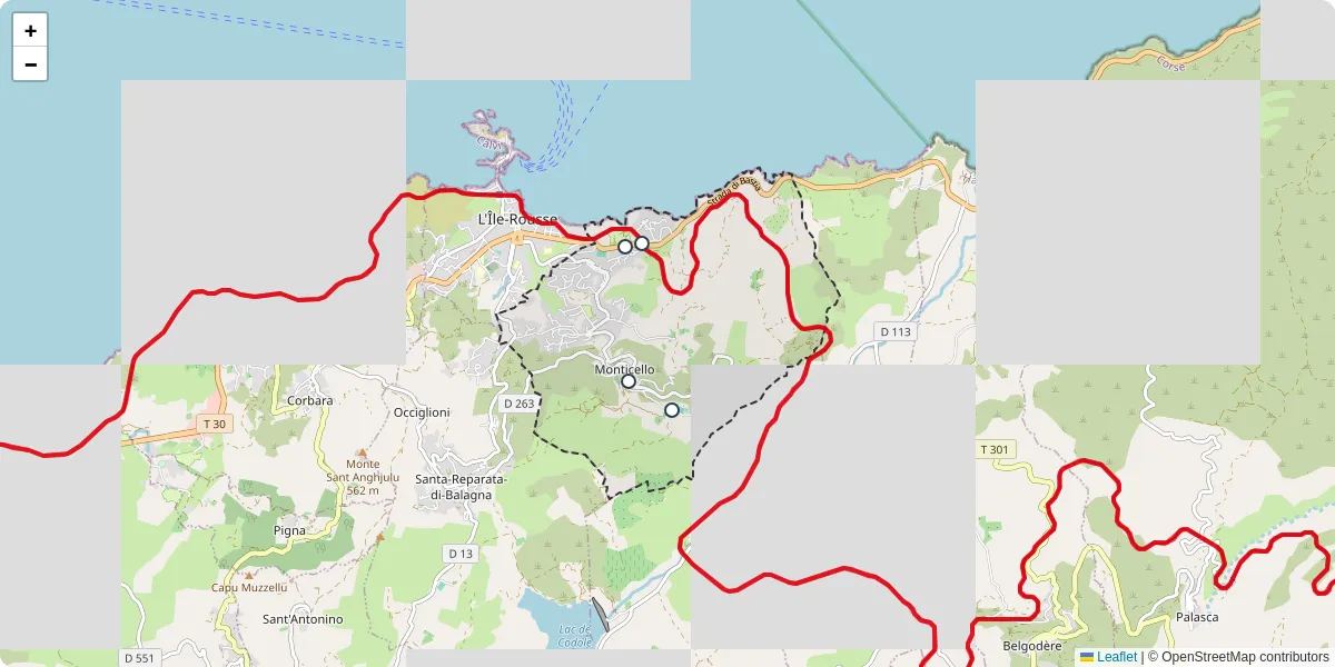 Carte du réseau de transport en commun à Monticello - lignes de bus et arrêts