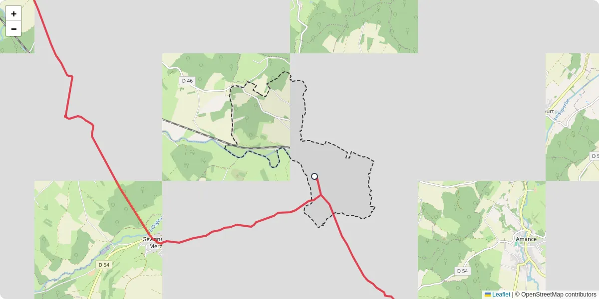 Carte du réseau de transport en commun à Montureux-lès-Baulay - lignes de bus et arrêts