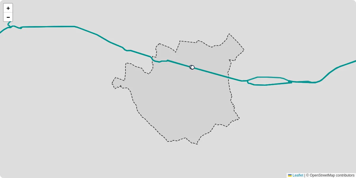 Carte du réseau de transport en commun à Moulidars - lignes de bus et arrêts