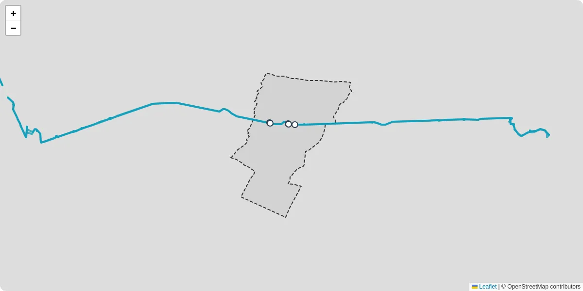 Carte du réseau de transport en commun à Mouzeuil-Saint-Martin - lignes de bus et arrêts