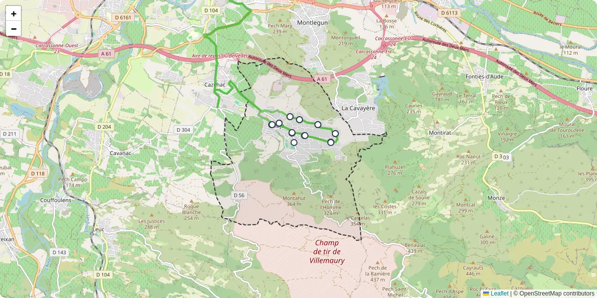 Carte du réseau de transport en commun à Palaja - lignes de bus et arrêts