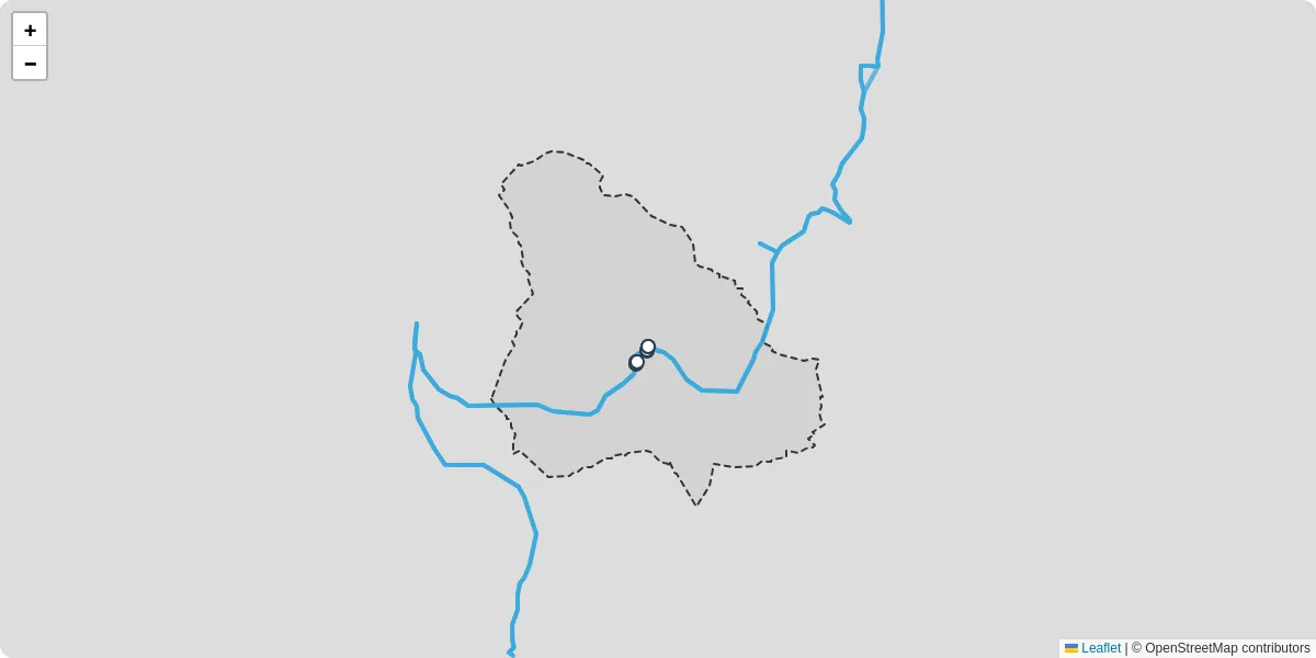Carte du réseau de transport en commun à Péret - lignes de bus et arrêts