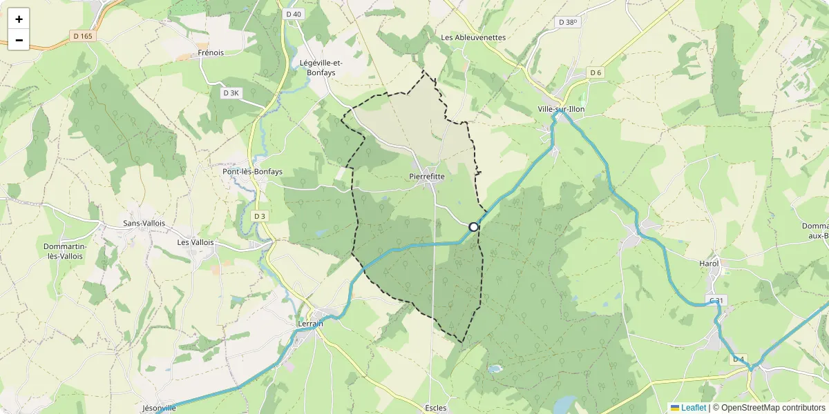 Carte du réseau de transport en commun à Pierrefitte - lignes de bus et arrêts