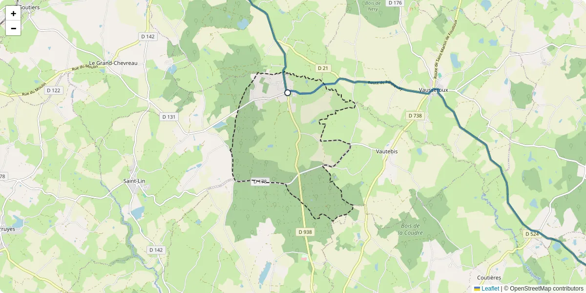 Carte du réseau de transport en commun à Reffannes - lignes de bus et arrêts