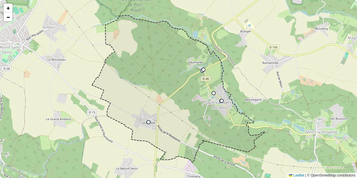 Carte du réseau de transport en commun à Saint-Lambert - lignes de bus et arrêts