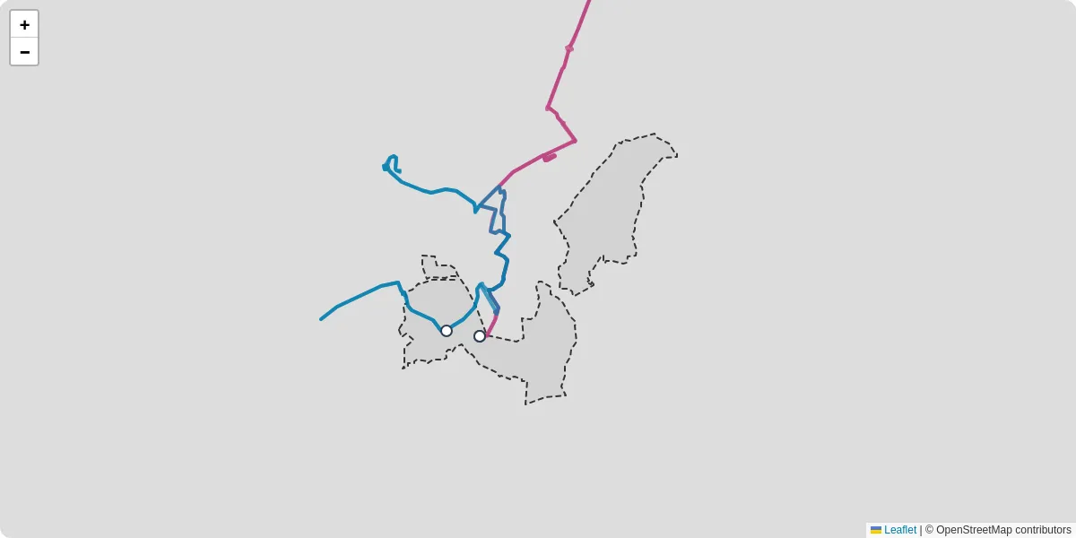 Carte du réseau de transport en commun à Saint-Pierre-de-Coutances - lignes de bus et arrêts