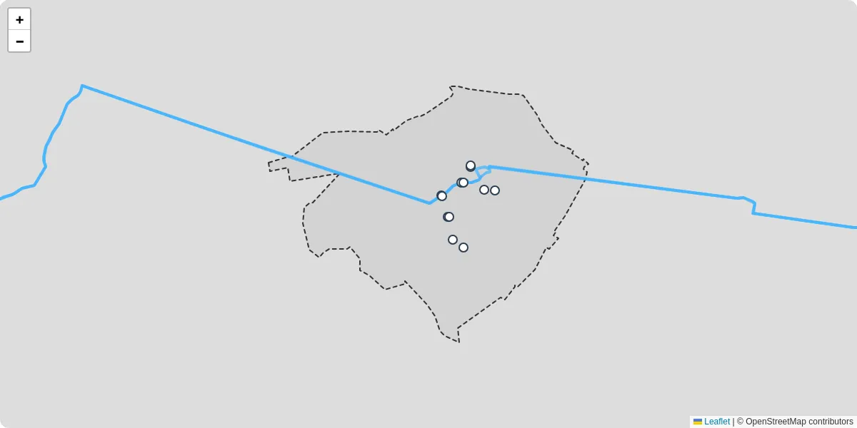 Carte du réseau de transport en commun à Saint-Soupplets - lignes de bus et arrêts