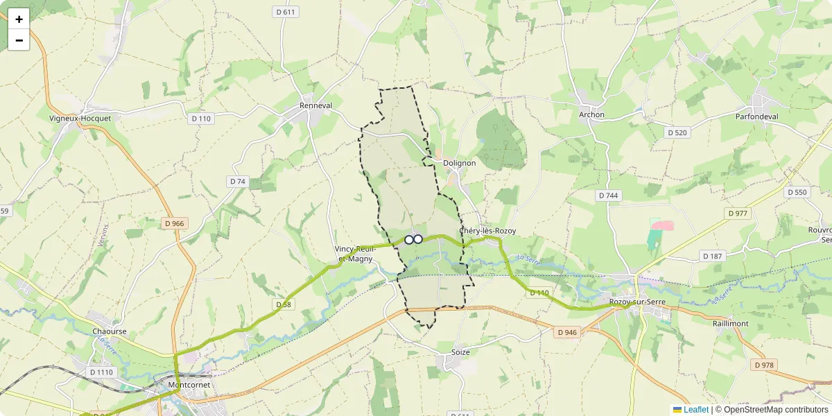 Carte du réseau de transport en commun à Sainte-Geneviève - lignes de bus et arrêts