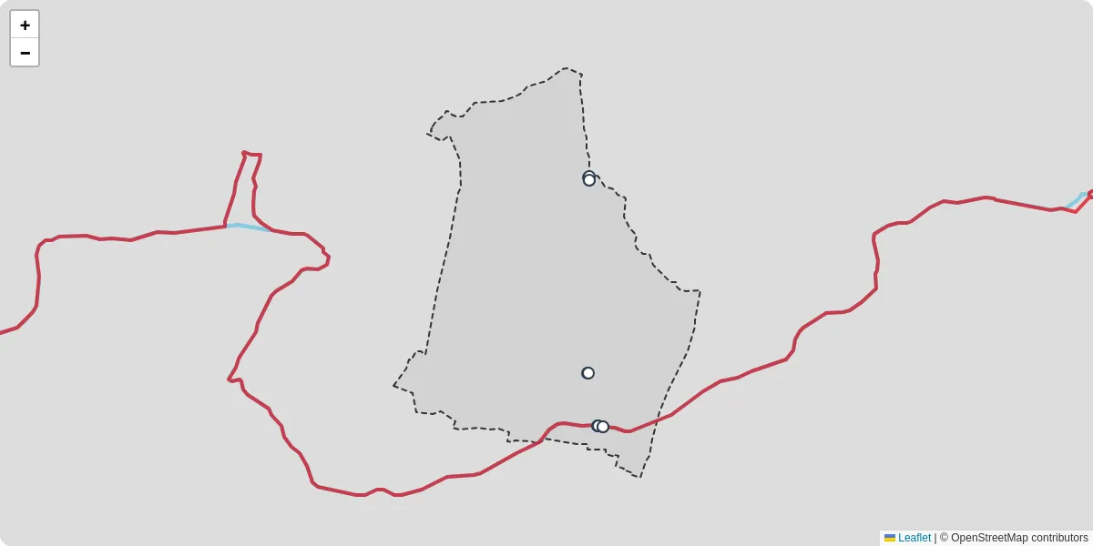 Carte du réseau de transport en commun à Sansais - lignes de bus et arrêts