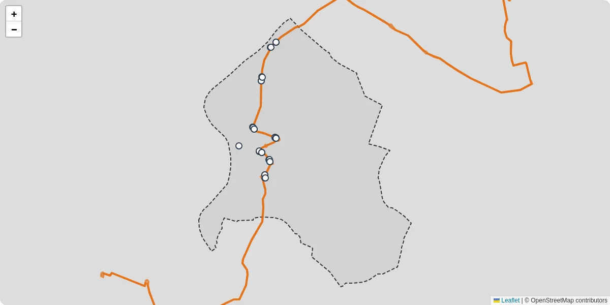 Carte du réseau de transport en commun à Saubens - lignes de bus et arrêts