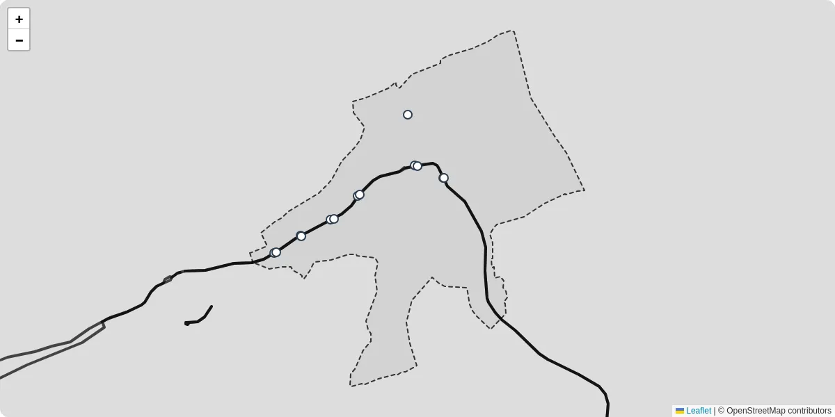 Carte du réseau de transport en commun à Saulnes - lignes de bus et arrêts