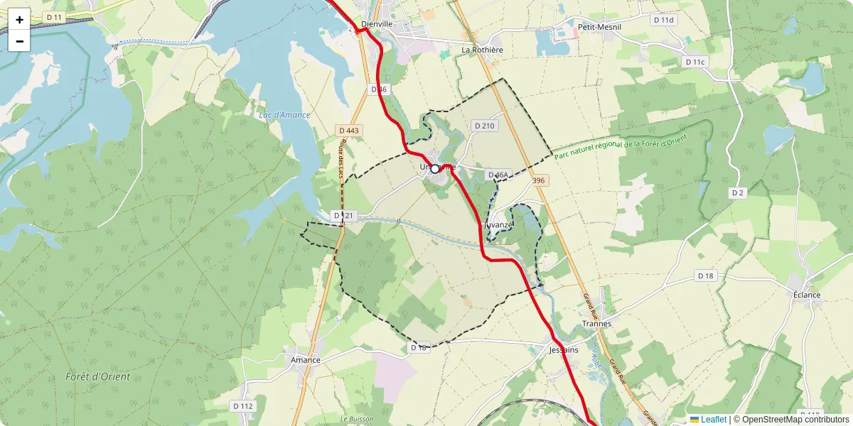 Carte du réseau de transport en commun à Unienville - lignes de bus et arrêts