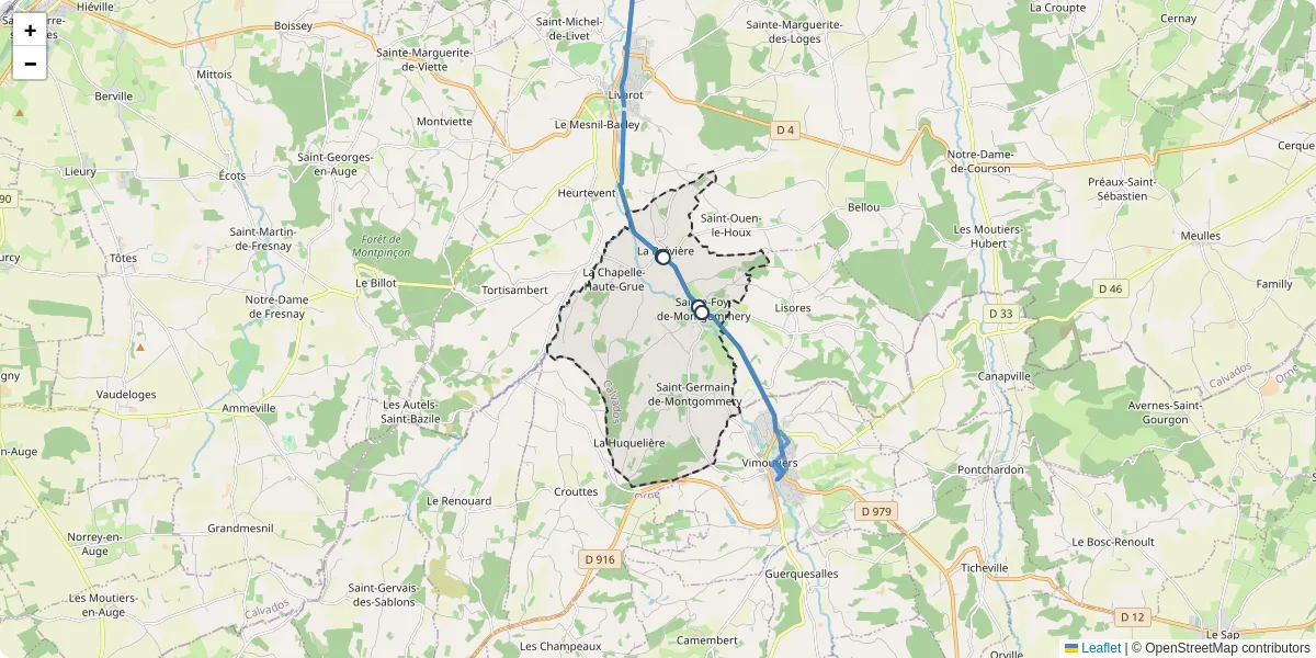 Carte du réseau de transport en commun à Val-de-Vie - lignes de bus et arrêts