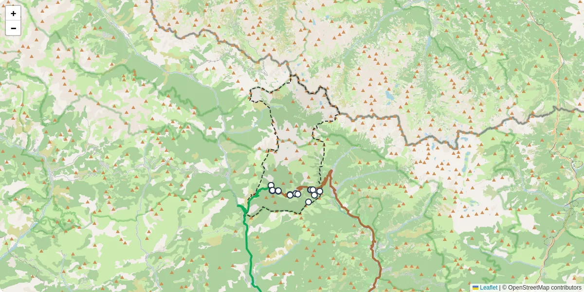 Carte du réseau de transport en commun à Valdeblore - lignes de bus et arrêts