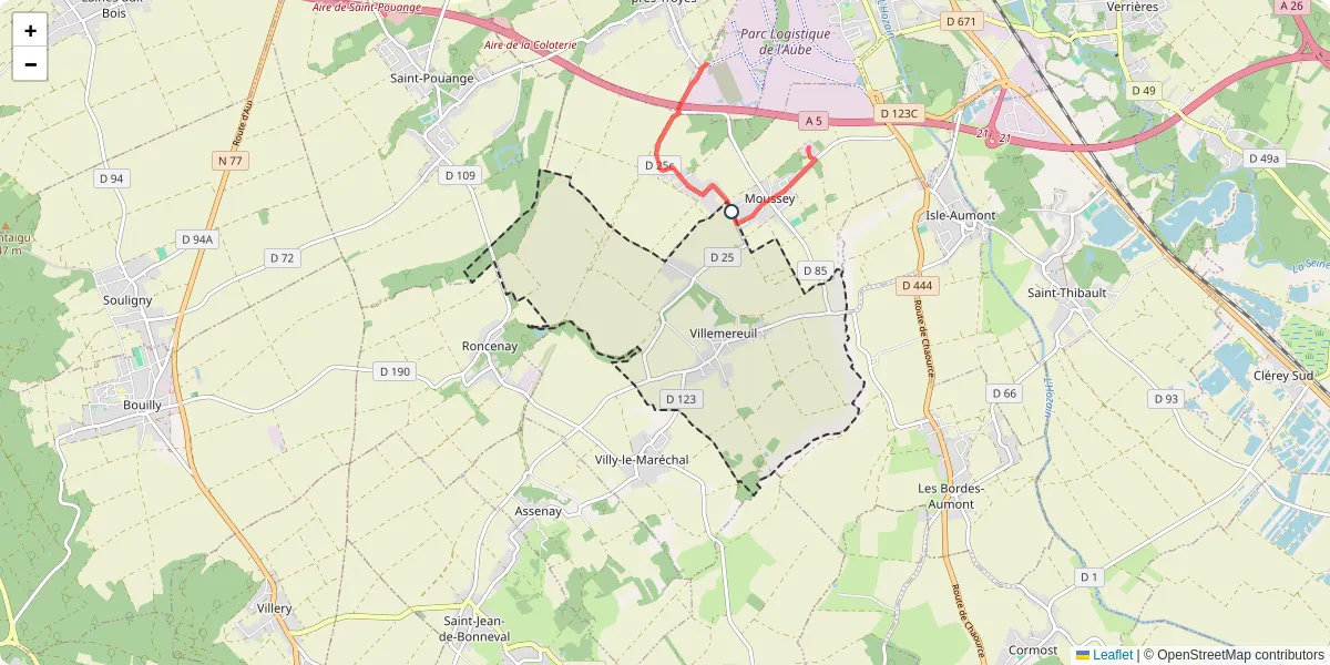 Carte du réseau de transport en commun à Villemereuil - lignes de bus et arrêts